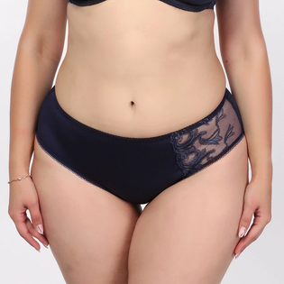 Трусики слип с вышитым кружевом